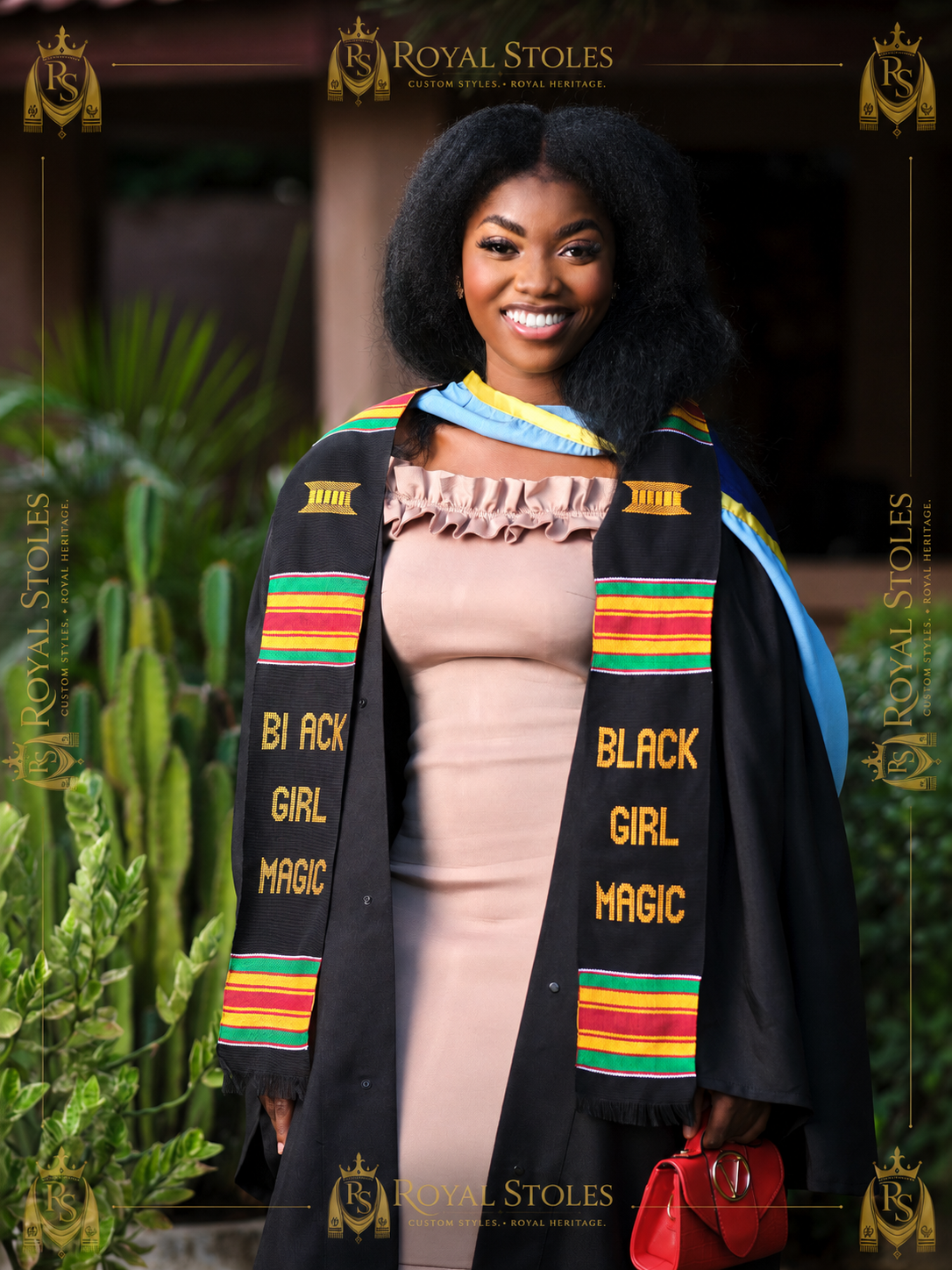 Black Girl Magic — garden portrait
